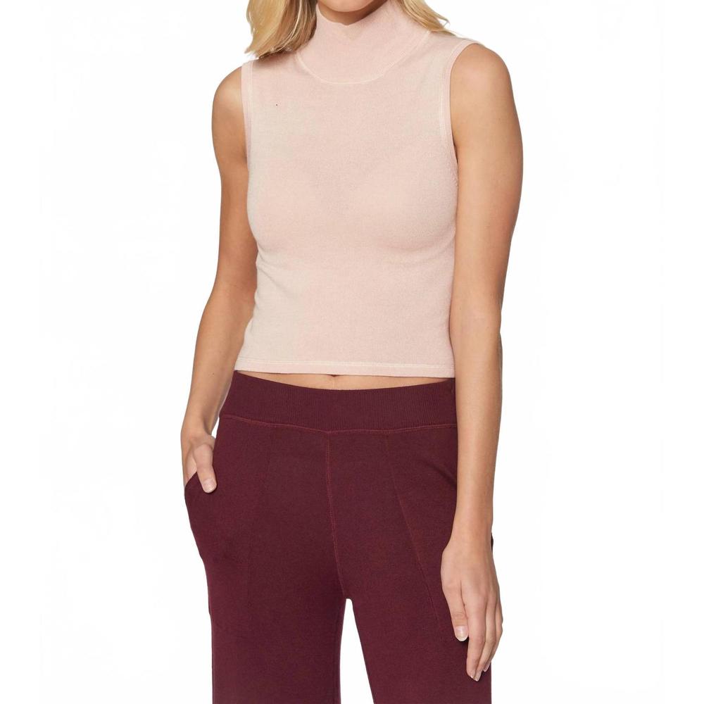 NEW LEIMERE monterey mock in peach whip